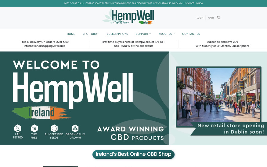 Strona firmowa hempwell-ireland-limited